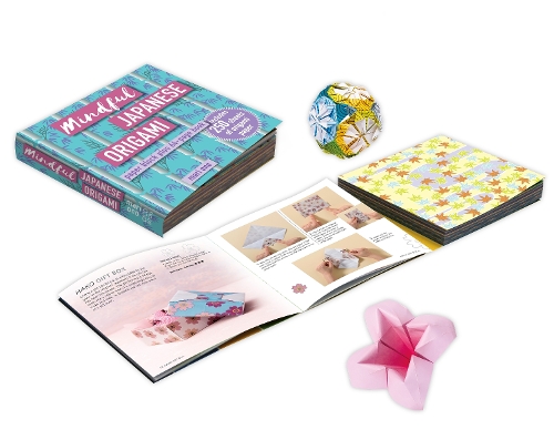 Паперова книга «Mindful Japanese Origami: Paper Block Plus 64-Page Book», автор Марі Оно - фото №1