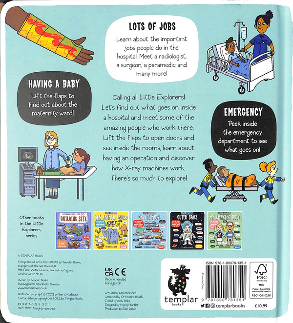 Бумажная книга «Little Explorers. Let's Go! Hospital», автор Кэтрин Ард - фото №1