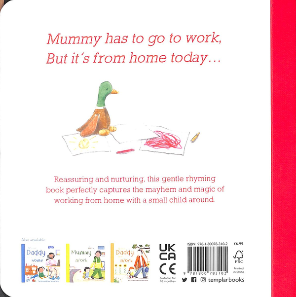 Паперова книга «When Mummy Works From Home», автор Пол Скофілд - фото №1