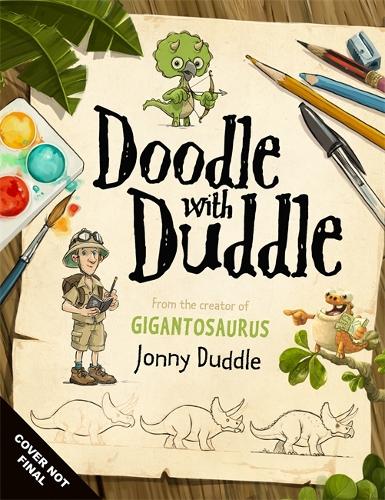 Бумажная книга «Doodle with Duddle: How to Draw Dinosaurs», автор Джонни Даддл - фото №1