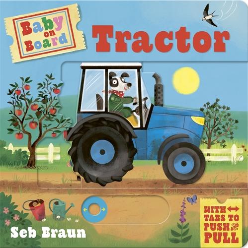 Бумажная книга «Baby on Board: Tractor: A Push, Pull, Slide Tab Book», автор Рут Саймонс - фото №1