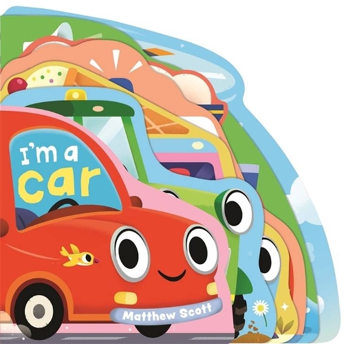 [object Object] «I'm a Car: A dinky shaped board book packed with things that go!», автор Рут Саймонс - фото №1