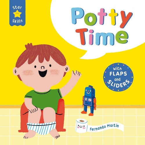 Бумажная книга «Star Skills: Potty Time: A lift-the-flap, slide-the-tab first experiences book», автор Рут Саймонс - фото №1