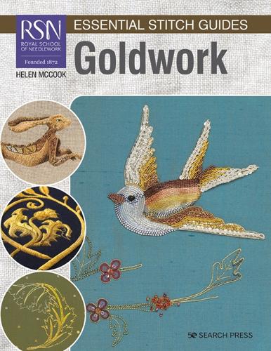 Бумажная книга «RSN Essential Stitch Guides: Goldwork: Large Format Edition», автор Хелен Маккук - фото №1
