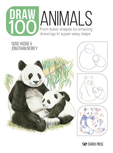Бумажная книга «Draw 100: Animals: From Basic Shapes to Amazing Drawings in Super-Easy Steps», автор Сьюзи Ходж - фото №1