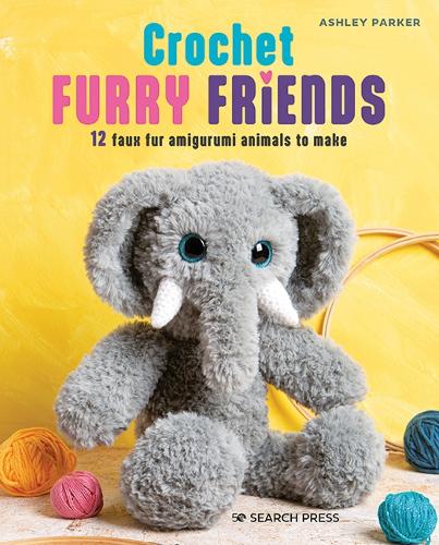 Бумажная книга «Crochet Furry Friends: 12 Faux Fur Amigurumi Animals to Make», автор Эшли Паркер - фото №1