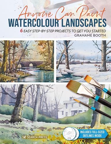 Бумажная книга «Anyone Can Paint Watercolour Landscapes: 6 Easy Step-by-Step Projects to Get You Started», автор Грэм Бут - фото №1