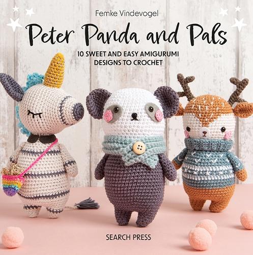 Бумажная книга «Peter Panda and Pals: 10 Sweet and Easy Amigurumi Designs to Crochet», автор Фемке Виндевогель - фото №1