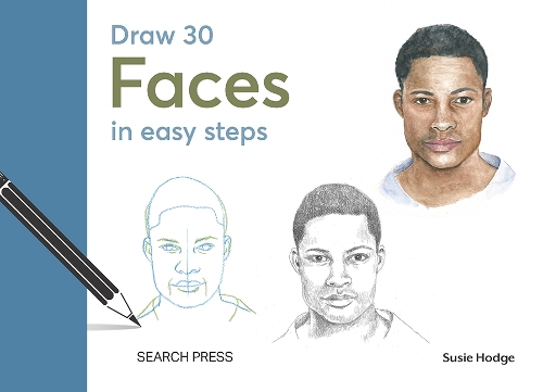 Паперова книга «Draw 30: Faces: In Easy Steps», автор С'юзі Годж - фото №1