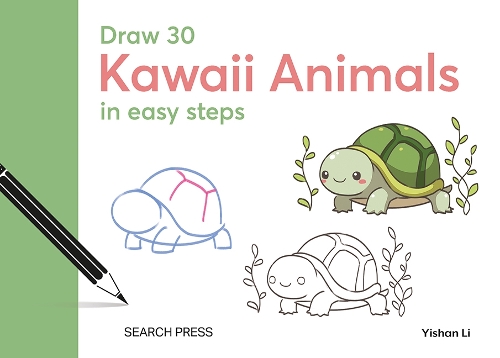 Бумажная книга «Draw 30: Kawaii Animals: In Easy Steps», автор Ишань Ли - фото №1