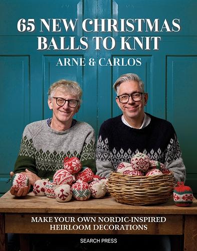 Паперова книга «65 New Christmas Balls to Knit: Make Your Own Nordic-Inspired Heirloom Decorations», автор Арне і Карлос - фото №1