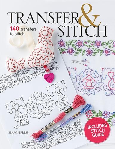 Паперова книга «Transfer & Stitch: 140 Transfers to Stitch», авторів Каріна Енвольдсен-Гарріс, Леслі Тейлор, Мікаела Лірнер, Саллі МакКоллін - фото №1