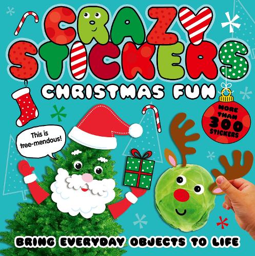 Паперова книга «Crazy Stickers: Christmas Fun», автор Даніель Маклін - фото №1