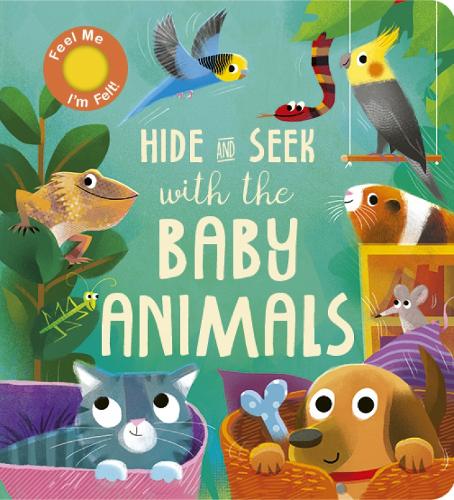 Паперова книга «Hide and Seek with the Baby Animals», автор Моллі Літтлбой - фото №1