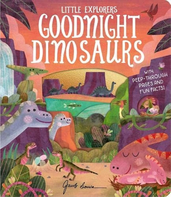 Паперова книга «Goodnight Dinosaurs», автор Моллі Літтлбой - фото №1