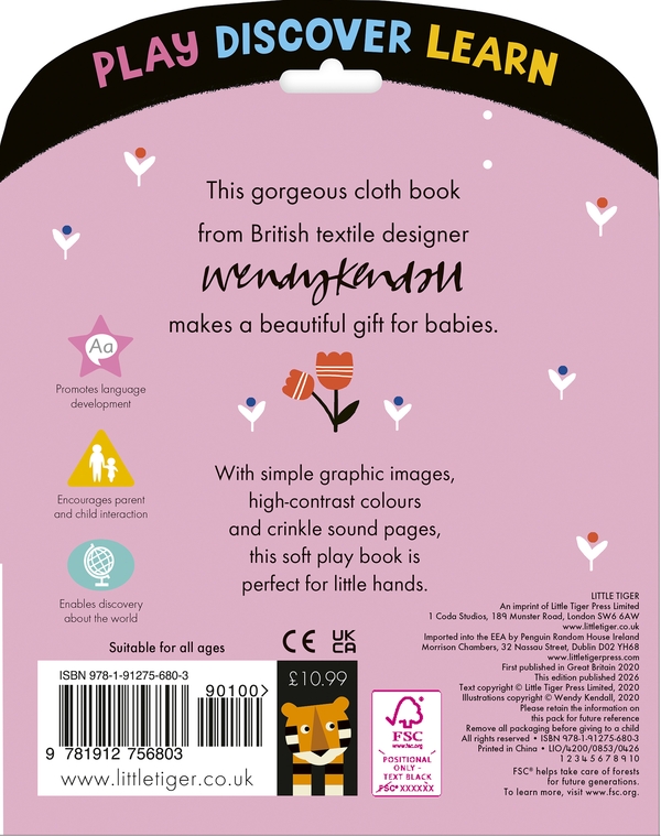 Бумажная книга «My Bedtime: My First Cloth Book», автор Венди Кендалл - фото №1