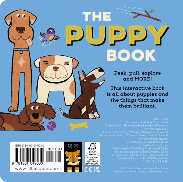 Паперова книга «The Puppy Book», автор Беккі Девіс - фото №1