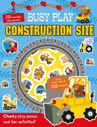 Бумажная книга «Busy Play Construction Site», автор Конни Айзекс - фото №1