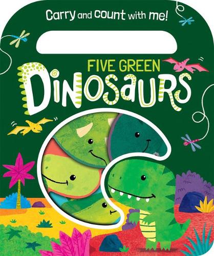 Бумажная книга «Five Green Dinosaurs», автор Кэти Баттон - фото №1