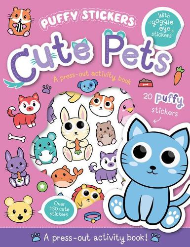 Паперова книга «Puffy Sticker Cute Pets», автор Кіт Елліот - фото №1