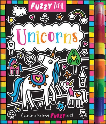 Паперова книга «Fuzzy Art Unicorns» - фото №1