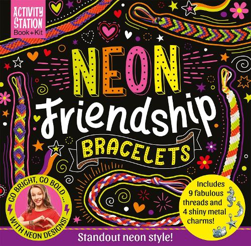 Бумажная книга «Neon Friendship Bracelets», автор Джесси Оливер - фото №1