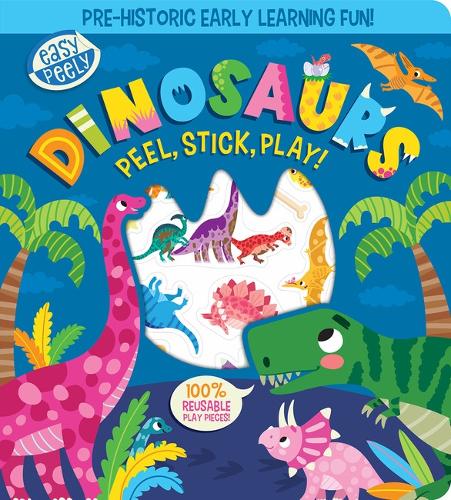 [object Object] «Easy Peely Dinosaurs - Peel, Stick, Play!», автор Холли Холл - фото №1