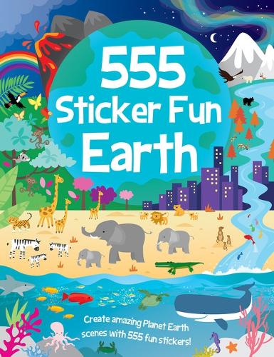 Бумажная книга «555 Sticker Fun - Earth Activity Book», автор Окли Грэм - фото №1