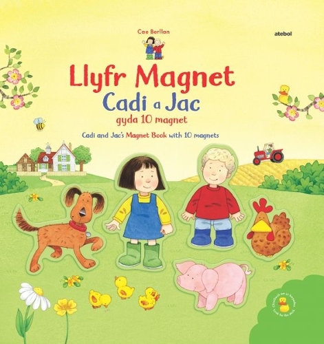 Паперова книга «Llyfr Magnet Cadi a Jac / Cadi and Jac's Magnet Book», автор Сем Теплін - фото №1