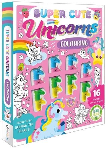Бумажная книга «Super Cute Unicorns Colouring», автор Igloo Books - фото №1