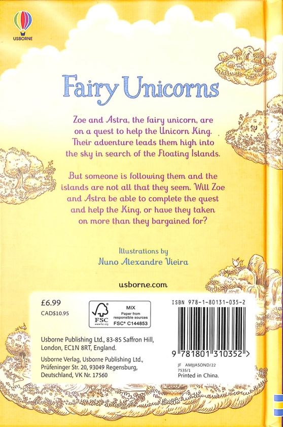 Бумажная книга «Fairy Unicorns. Islands in the Sky», автор Сузанна Девидсон - фото №1