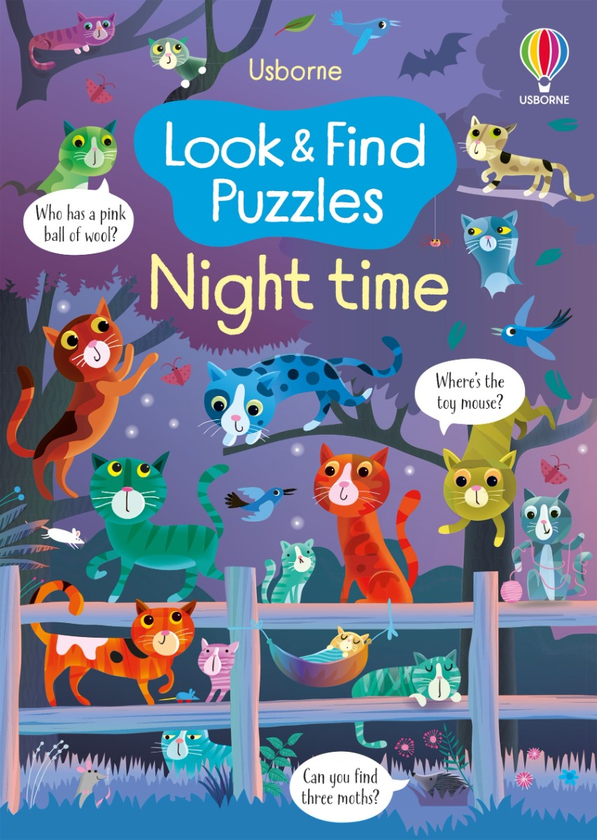 [object Object] «Look and Find Puzzles Night time», автор Кирстин Робсон - фото №1