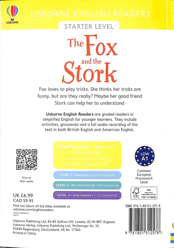 Паперова книга «The Fox and the Stork», автор Енді Прентіс - фото №1