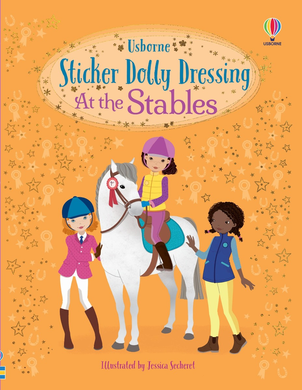 Бумажная книга «Sticker Dolly Dressing At the Stables», автор Люси Боумэн - фото №1