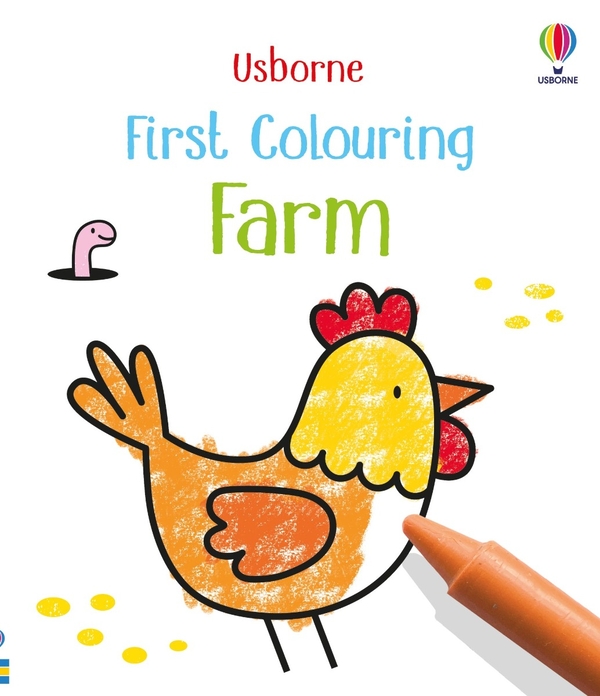 Паперова книга «First Colouring Farm», автор Кейт Нолан - фото №1