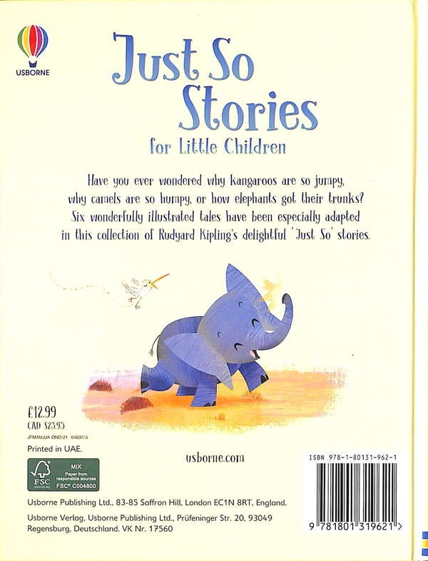 [object Object] «Just So Stories for Little Children», авторов Анна Милборн, Роб Ллойд Джонс, Рози Диккинс - фото №2 - миниатюра
