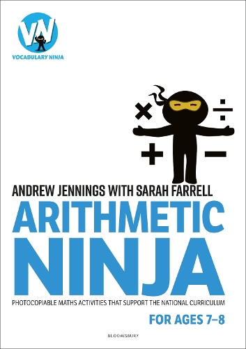 Паперова книга «Arithmetic Ninja for Ages 7-8: Maths activities for Year 3», авторів Ендрю Дженнінгс, Сара Фаррелл - фото №1