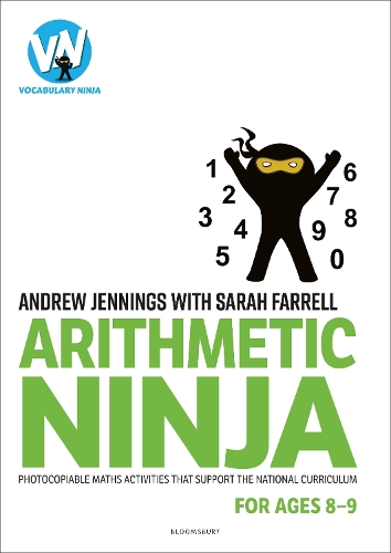 Паперова книга «Arithmetic Ninja for Ages 8-9: Maths activities for Year 4», авторів Ендрю Дженнінгс, Сара Фаррелл - фото №1