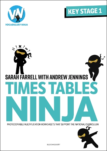 Паперова книга «Times Tables Ninja for KS1: Photocopiable multiplication worksheets that support the National Curriculum», автор Сара Фаррелл - фото №1