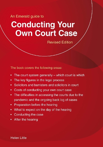 Паперова книга «An Emerald Guide To Conducting Your Own Court Case», автор Хелен Літтл - фото №1