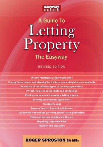 Паперова книга «A Guide To Letting Property: The Easyway», автор Роджер Спростон - фото №1