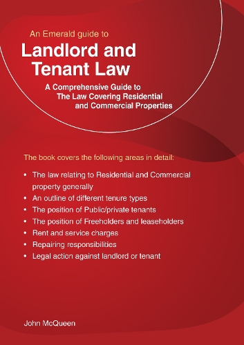 Бумажная книга «An Emerald Guide to Landlord and Tenant Law: The Law covering residential and commercial property (Revised Edition)», автор Джон Макквин - фото №1