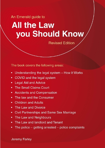 Паперова книга «An Emerald Guide To All The Law You Should Know: Revised Edition 2022», автор Джеремі Фарлі - фото №1