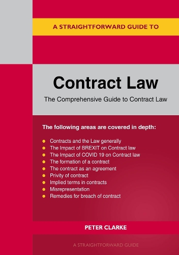 Бумажная книга «A Straightforward Guide To Contract Law: Revised Edition - 2023», автор Питер Кларк - фото №1
