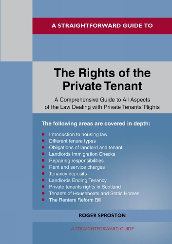 Бумажная книга «A Straightforward Guide To The Rights Of The Private Tenant», автор Роджер Спростон - фото №1