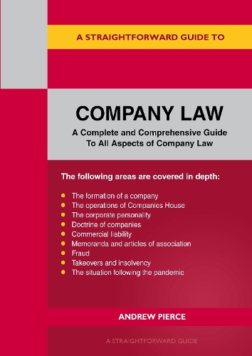 Паперова книга «A Straightforward Guide To Company Law», автор Ендрю Пірс - фото №1