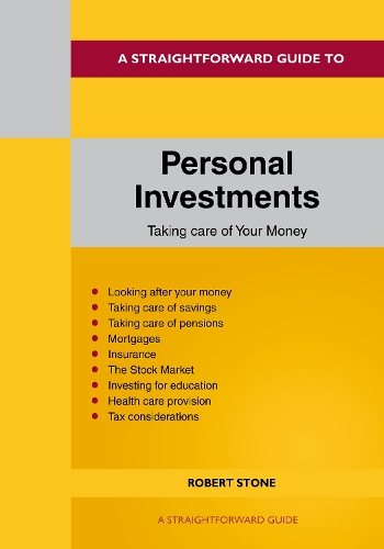 Паперова книга «A Straightforward Guide to Personal Investments», автор Роберт Стоун - фото №1