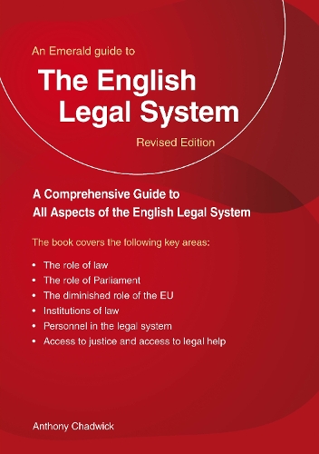 Паперова книга «A Guide To The English Legal System: New Edition - 2023», автор Ентоні Чедвік - фото №1