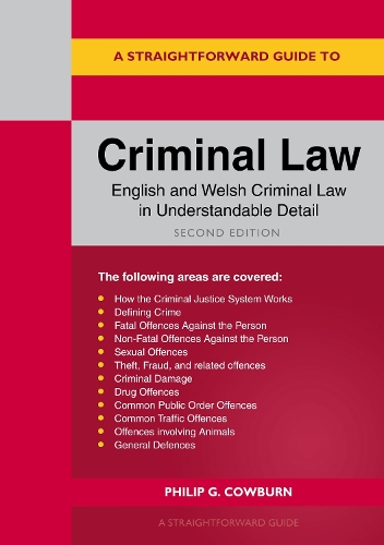 Бумажная книга «A Straightforward Guide to Criminal Law: Second Edition», автор Филип Г. Коуберн - фото №1