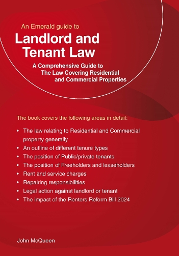 Бумажная книга «Emerald Guide to Landlord and Tenant Law - Residential and Commercial Property: Revised Edition», автор Джон Макквин - фото №1